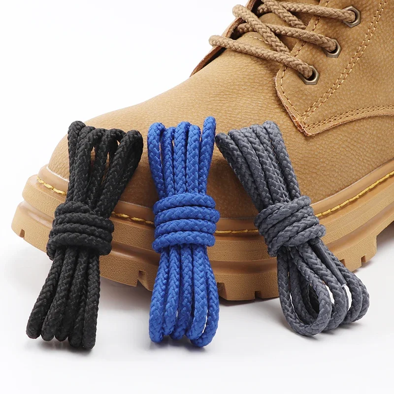 Round Laces for Sneakers Boots Shoelaces Solid Classic Casual Sports Outdoor Hiking Mountaineering Shoelace Lace 14Colors