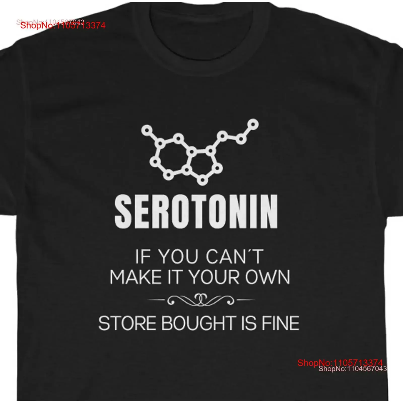 Serotonin T Shirt Mental Health Anxiety Depression Molecule Self Care vintage Washed graphic Soft Unisex Versatile fashion
