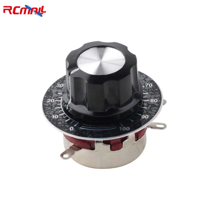 

WTH118-1A 2W Single-turn Carbon Film Potentiometer 1K with Scale for Servo Motor Position Control