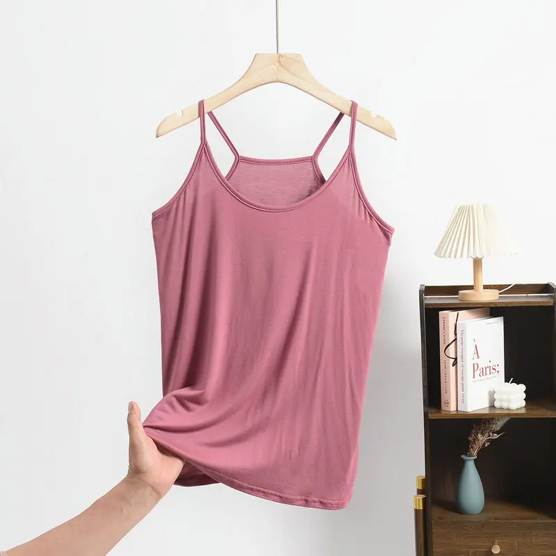 Plus size XL to 8XL Modal Tank Tops O-Neck slim fit sleeveless tee base layer Undershirt Top solid color camisole