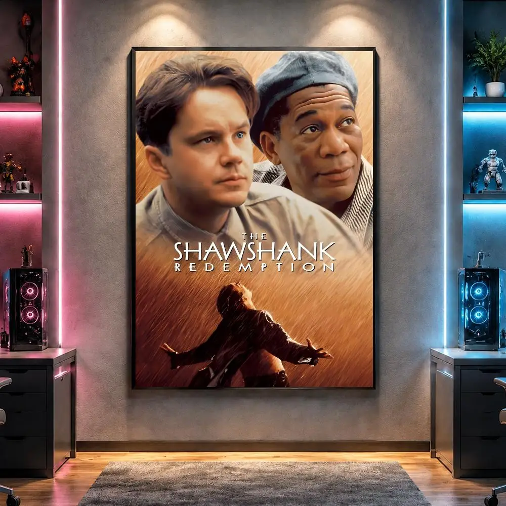 Film T-The Shawshank Redemption Poster Wall Art Bedroom Living Room Dorm Bar Cafe Gym Studio Home Decor Gifts