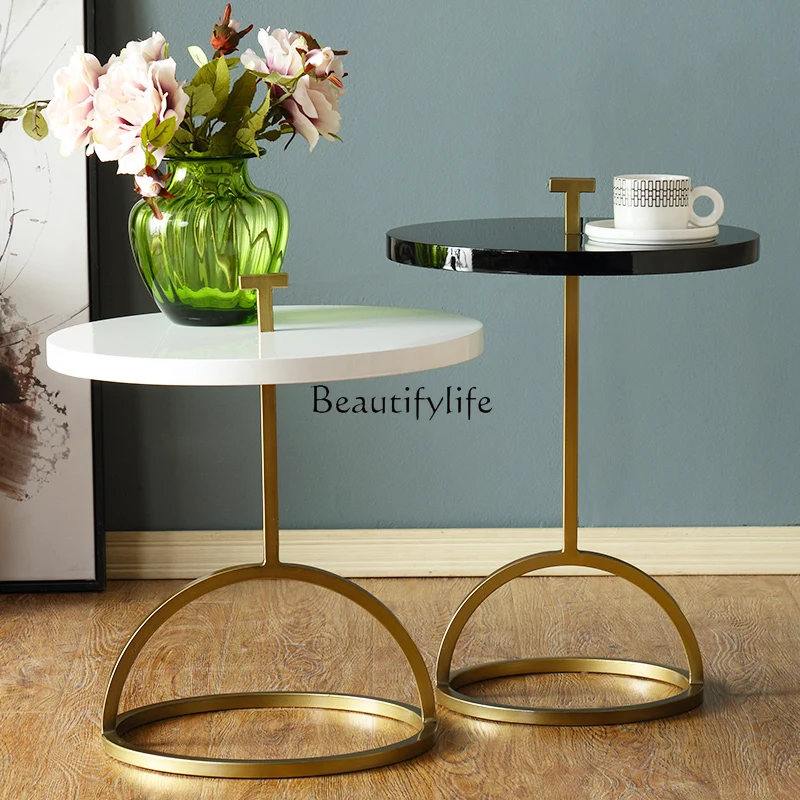 Creative Portable Hand-Carrying Side Table Portable Simple Mini Nordic Sofa Side Table for Living Room