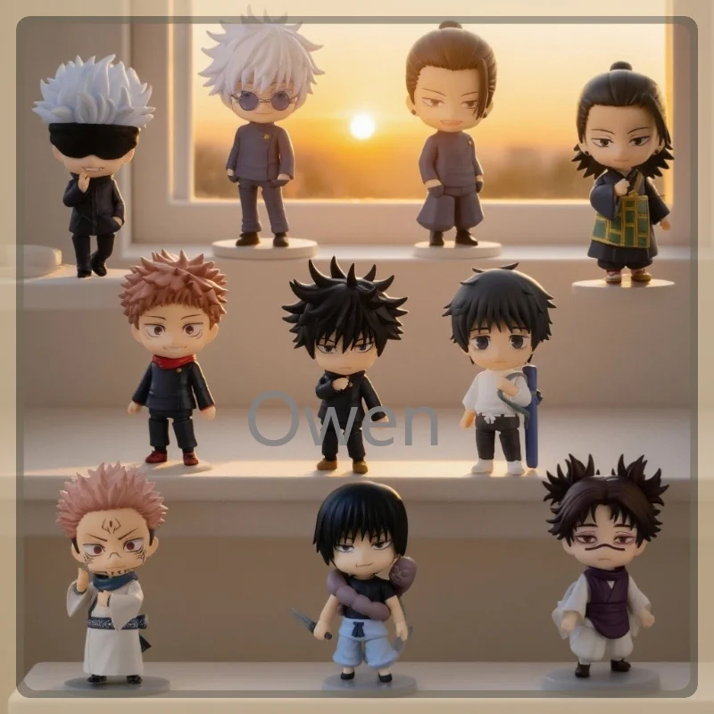 Figura de Jujutsu Kaisen Estilo Nendoroid, Gojo, Fushiguro, Sukuna, Geto, Inumaki, Nanami, PVC, Anime, Figura de Acción Coleccionable, Juguetes, Regalos