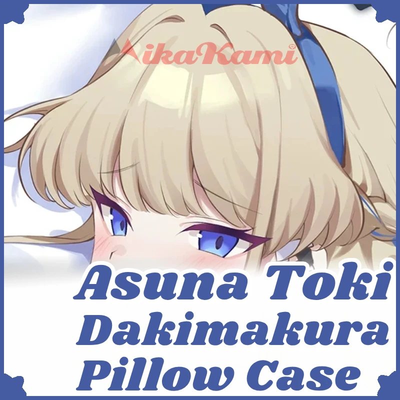 Asuna Toki Dakimakura Blue Archive Game Pillowcase Full Body Hugging Pillow Case Cushion Cover Home Bedding Decor Otaku HMA
