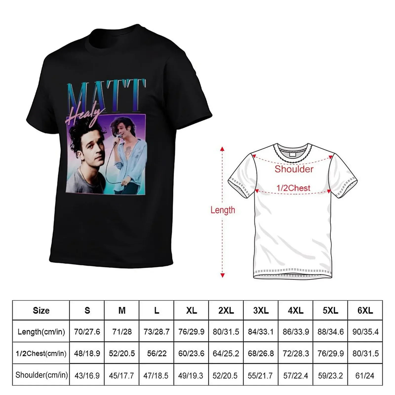 Matt Healy Homage Funny Matty 1975 Retro 90S 80S Party T-Shirt anime tshirt summer clothes clothing for men