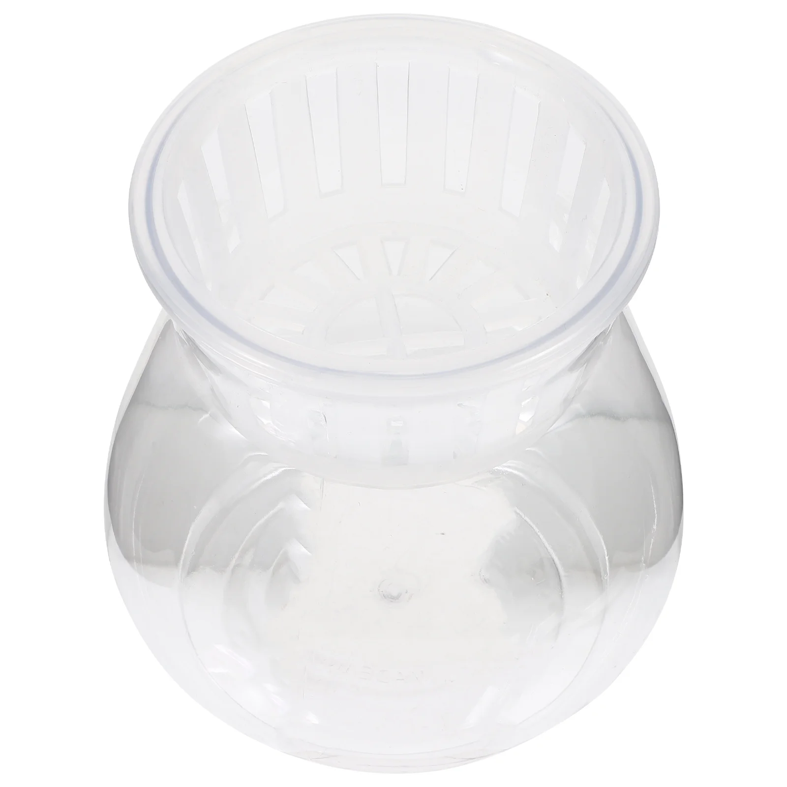 

Transparent Small Fish Tank Desktop Plastic Aquarium Anti-Falling Durable Easy Maintenance Multi-Functional Home Office Decor