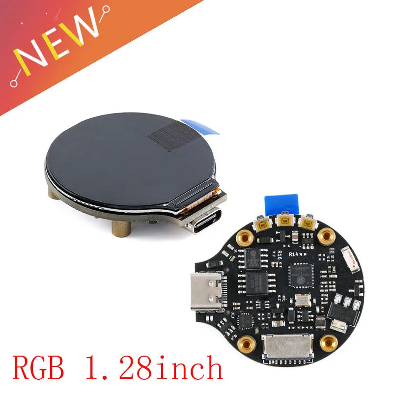 ESP32-TFT development board Bluetooth+wifi 2.4G 1.28-inch 240*240 RGB TFT display screen development board GC9A01 driver IPS