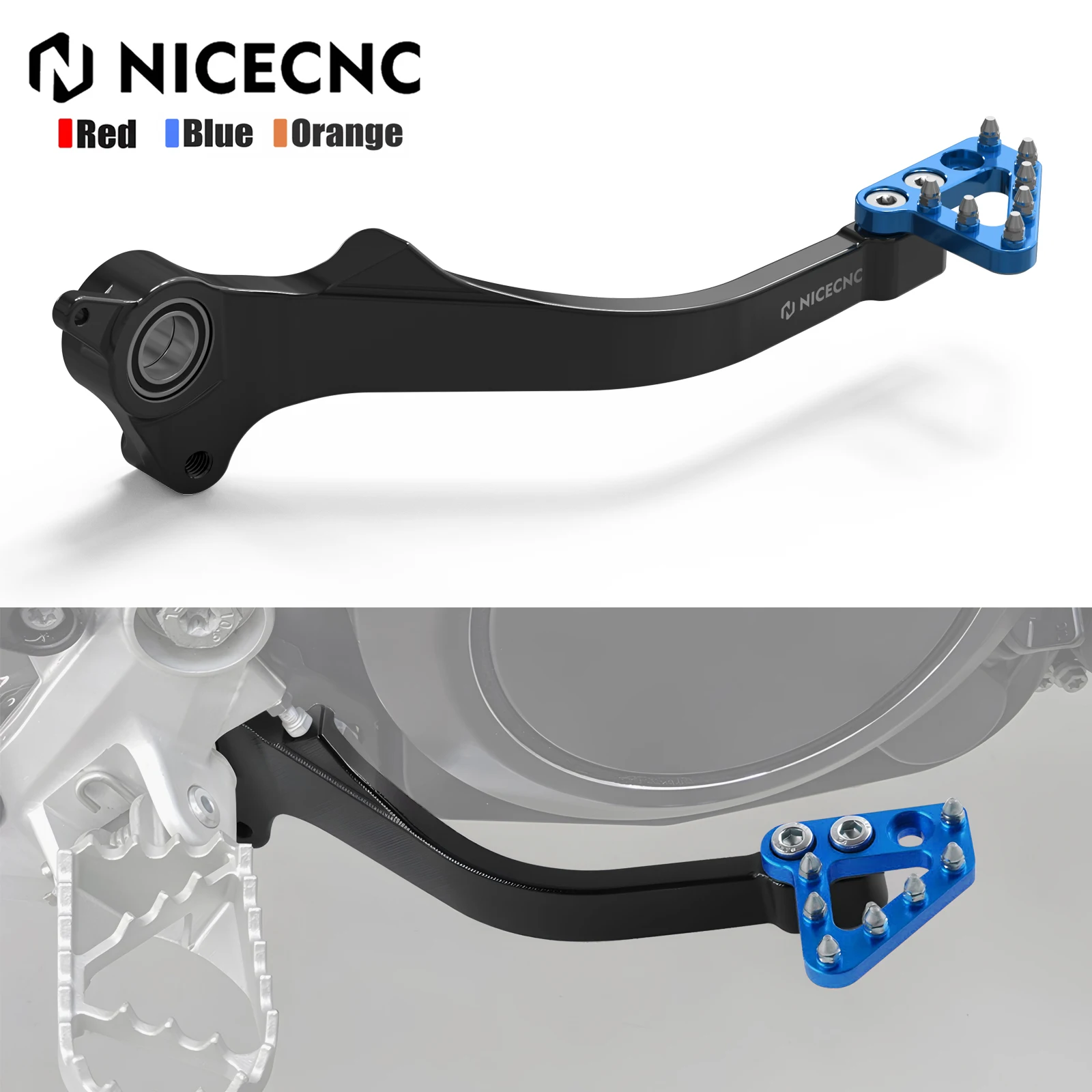 

For Husqvarna 701 Enduro Supermoto 2020-2024 Brake Pedal Lever GasGas 700 SM/ES 2022-2024 KTM 690 Enduro R SMC R 2019-2024