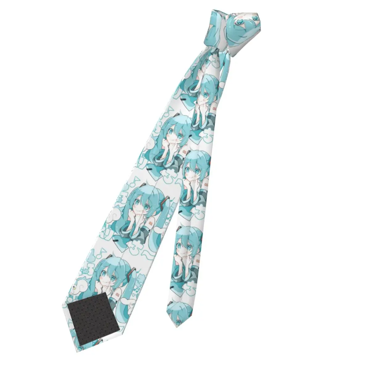 Hatsune Miku Anime Men Women Necktie Casual 8 cm Narrow Vocaloid Girl Neck Ties for Men Shirt Accessories Gravatas Cosplay Props