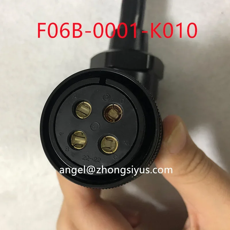 brand new F06B-0001-K010 Fanuc Motor power cable four-core plug with cable 10m