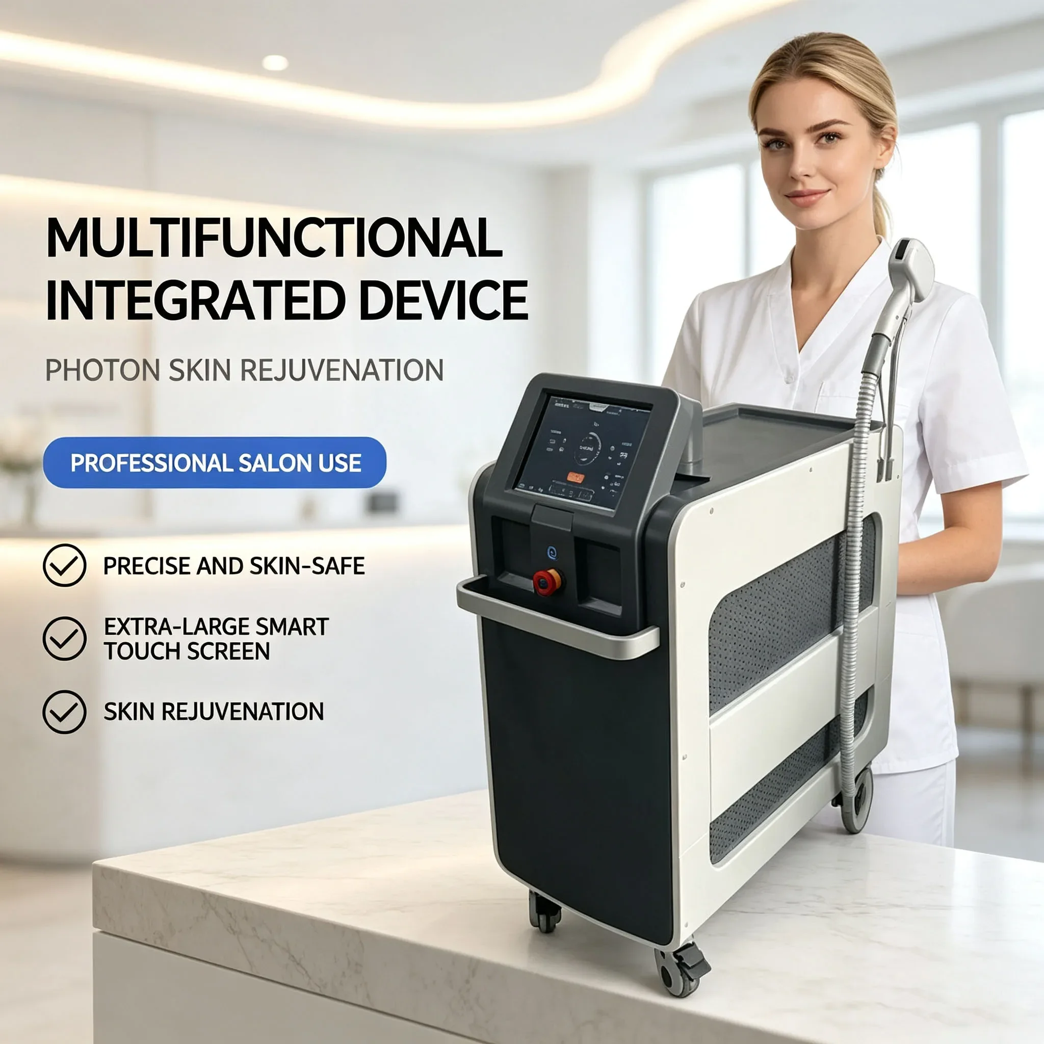 Foreign Trade Soprano Three Band 808 Freezing Point Skin Rejuvenation Instrument For Beauty Salons