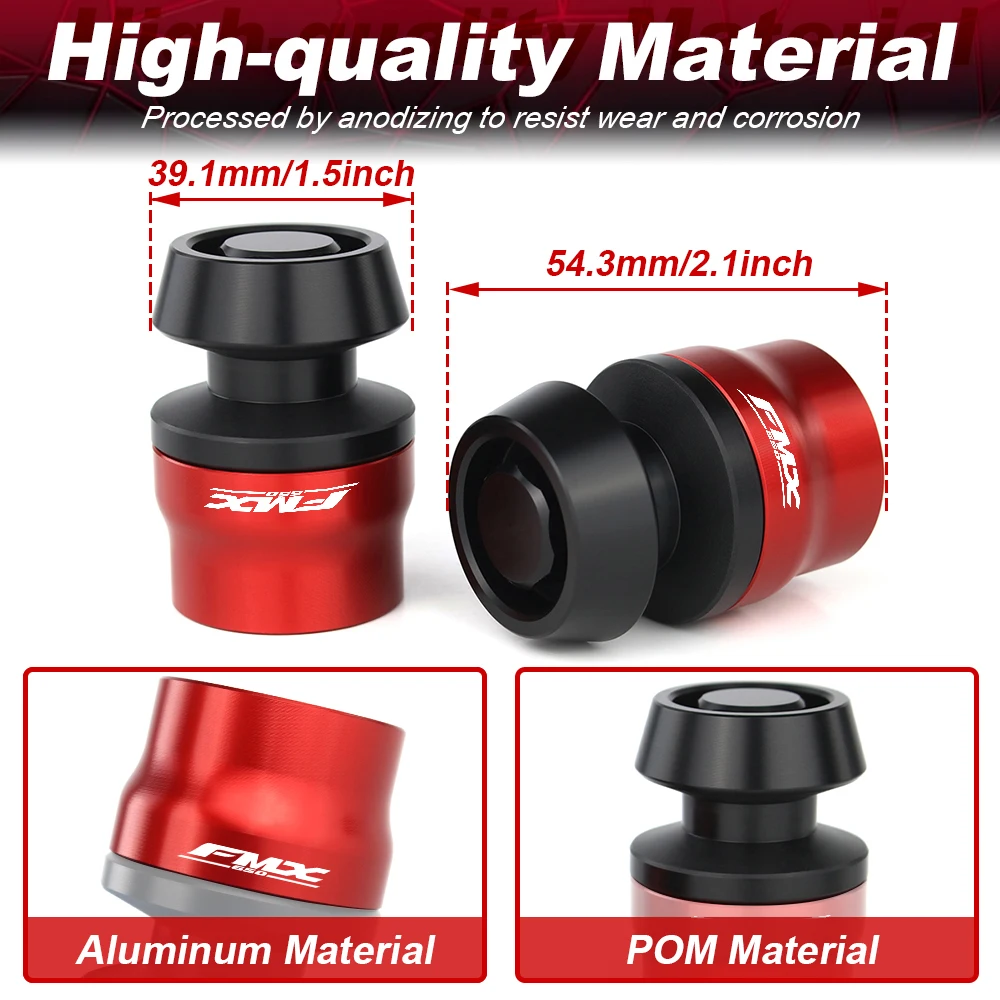 Rear Axle Crash Sliders Stand Screw Swingarm Spools For HONDA FMX 650 2005-2007 YAMAHA FZ6 2004-2006 XJ 6 2009-2017 FZR 600