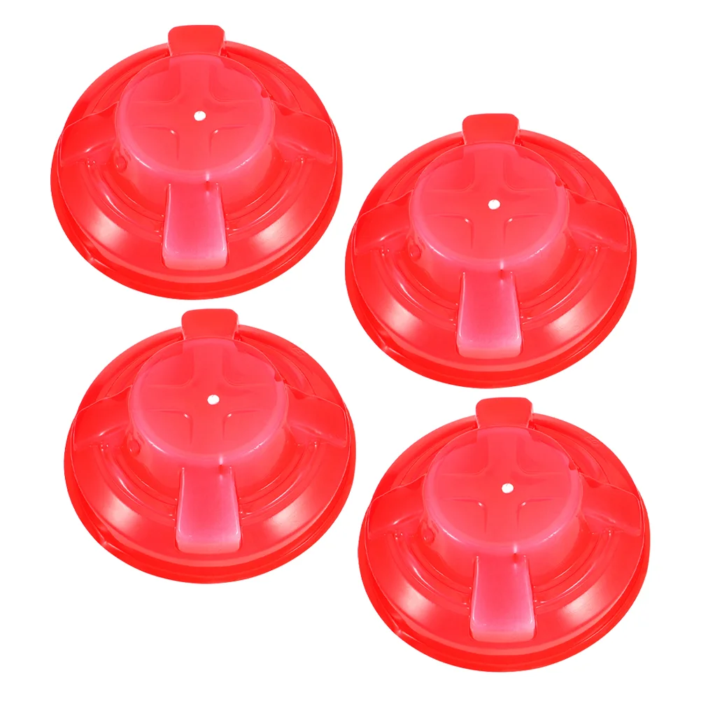 Smoke Dust Cover para cozinhar, Guard Lids, Protective Plastic Cap, 4 pcs