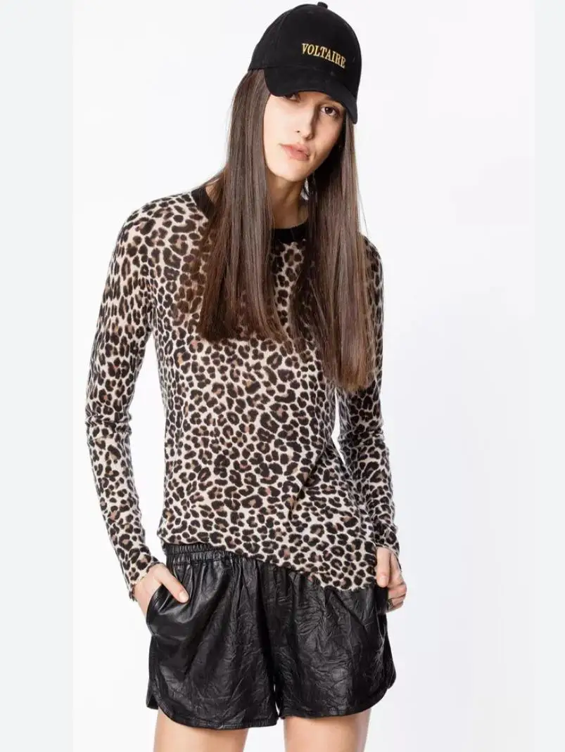 

Шелковая шерсть Camere Blend круглый открытый кардиган с цифровым принтом, тонкая основа, женская одежда для поездок на работу, Long Sve Regular Thi...