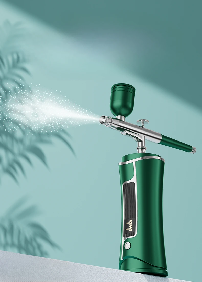 

Special electric airbrush gun for leather coating, leather painting airbrush, textile color spray gun