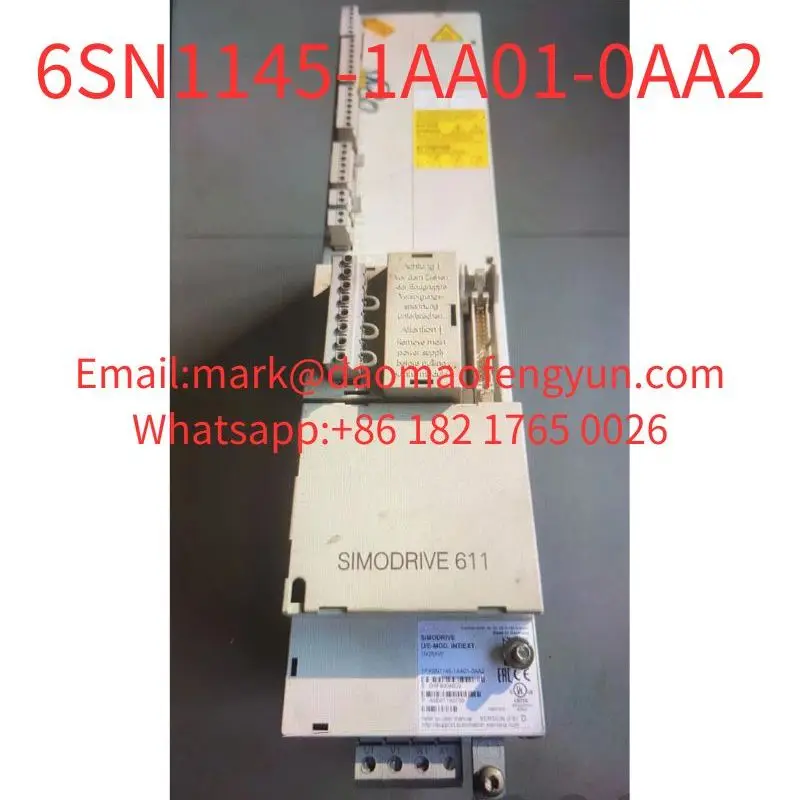 6SN1145-1AA01-0AA2 Used Tested OK  In Good Condition SIMODRIVE 611 INFEED MODULE 10/25 KW