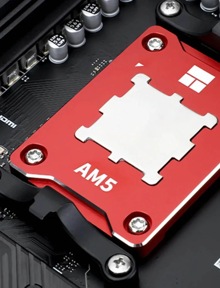 AM5 CPU Anti-Bending Corrector Aluminum Alloy Contact Frame for AMD Ryzen 7950X 7800X 7700X 7600X 7500F Motherboard Buckle Kit