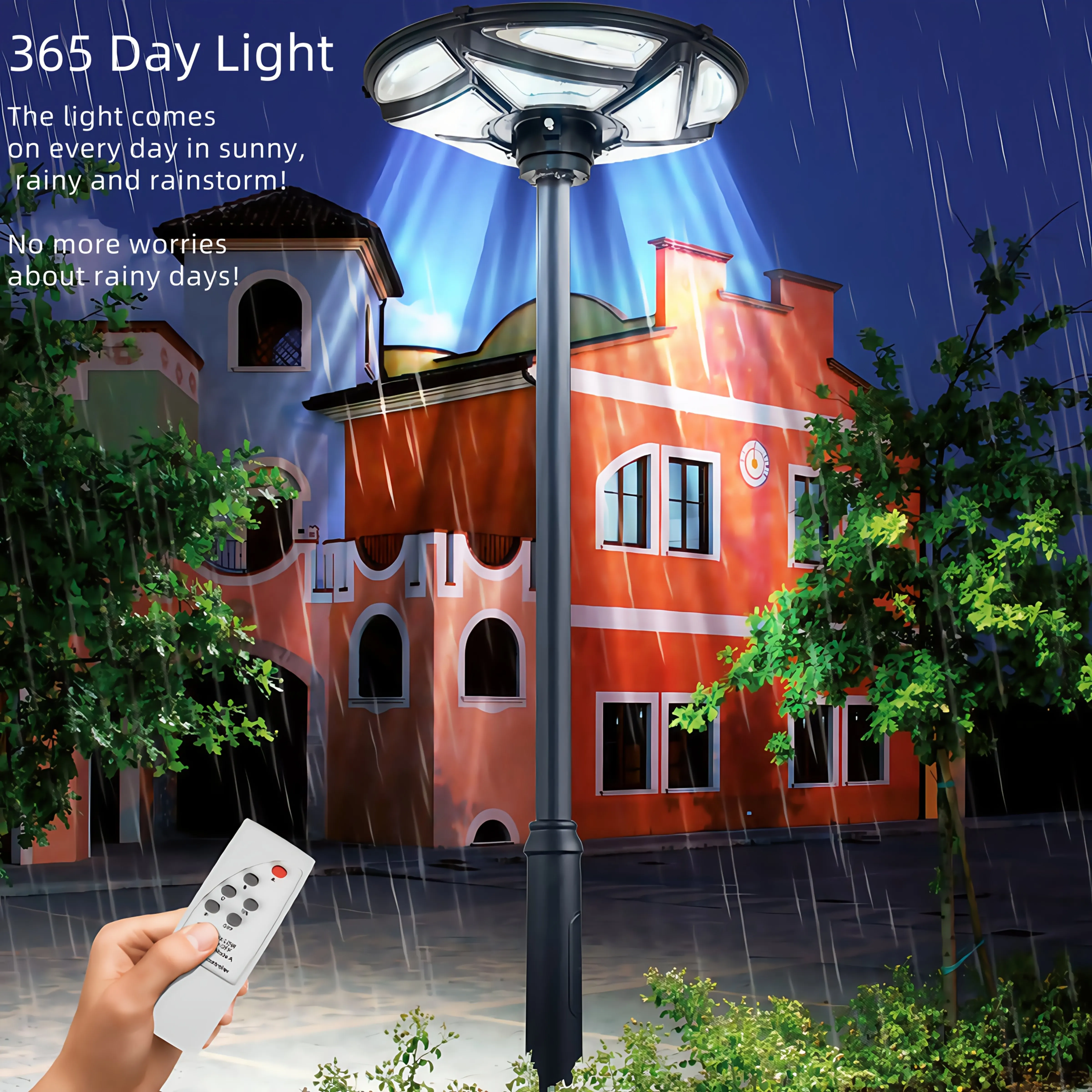 

Наружные круглые уличные фонари НЛО на солнечной энергии для двора, дорог сообщества - рождественский подарок, новогодние украшения