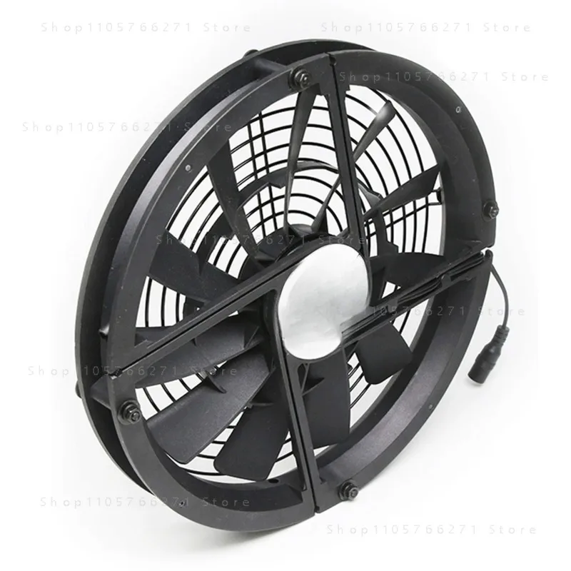 For 12V Adjustable Speed 25030 25CM cm Self-Driving Car RV Ventilation DIY Cooling Fan