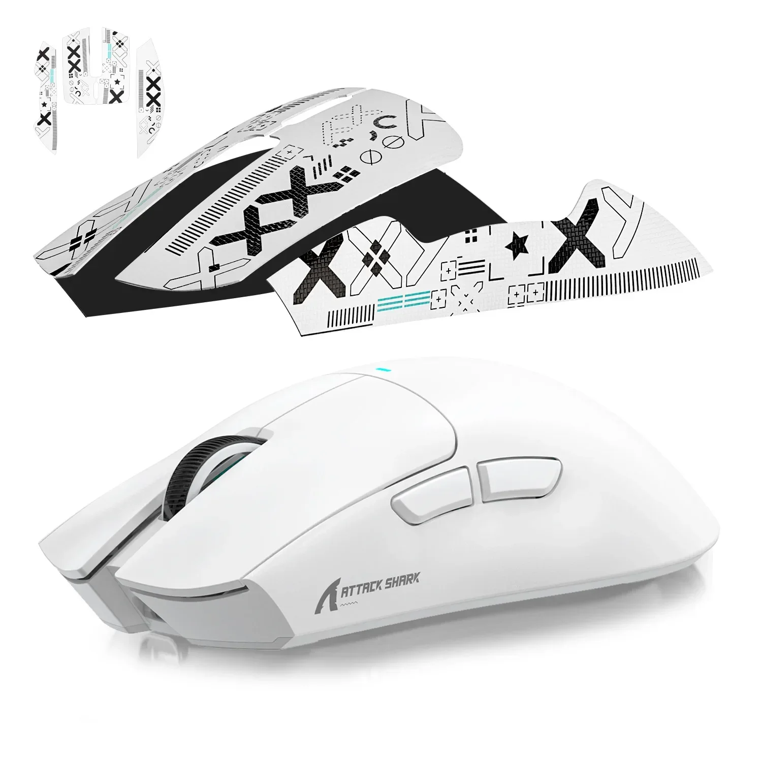 

Printsteam Customize Your Design Anime Game Playes Team KDA EVA Superheros Mouse Grip Tape Attack Shark X11 Gaming Mouse