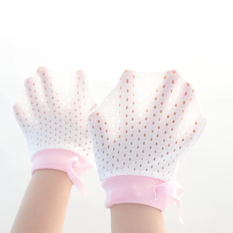 Rękawice dziecięce bawełniane rękawiczki dla noworodka odporne na zadrapania oddychające rękawiczki dziecięce nowonarodzone Guantes Para Bebe rękawiczki dla noworodków