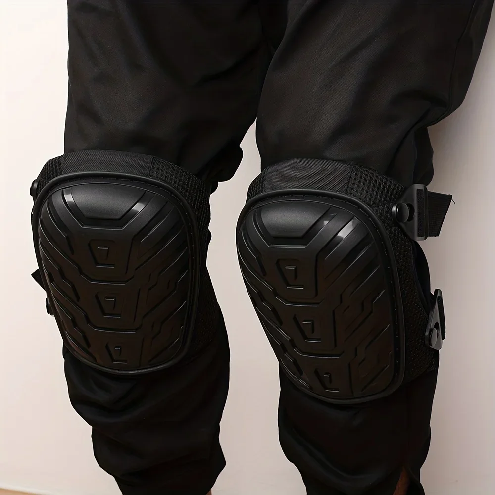 1 Pair of Durable Industrial Grade Knee Protectors for Kneeling Work, Outdoor Forest Wear-resistant and Shock-absorbing