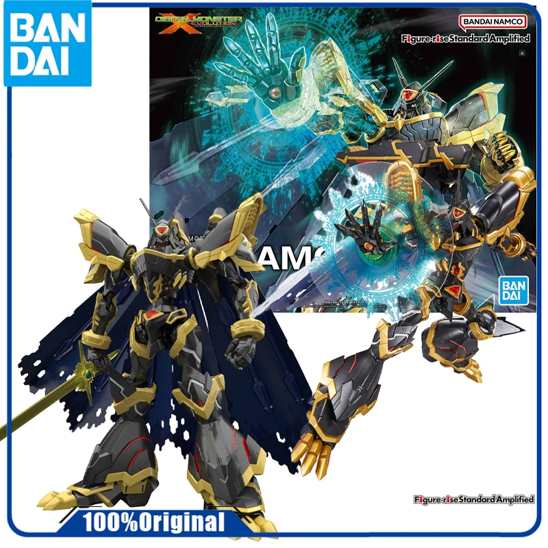 Bandai Original FIGURE-RISE STANDARD AMPLIFIED DIGIMON X EVOLVE ALPHAMON       Anime Action Figure Assembly Model Toys Collectib