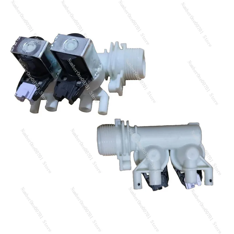 2pcs For W16001667808 33390156 220-240V 50/60HZ double-head water inlet valve suitable