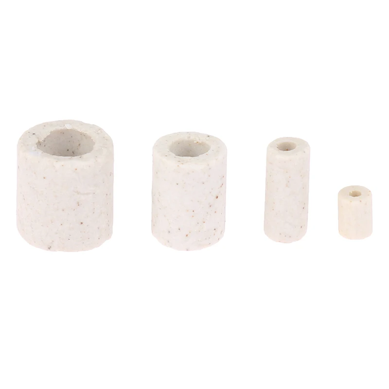 Imagem -06 - Tubo Cerâmico do Único Furo Resistente de Alta Temperatura Tubulação Isolante Pacote Eletrônico do Fio Bucha da Porcelana mm mm mm mm 100 Peças