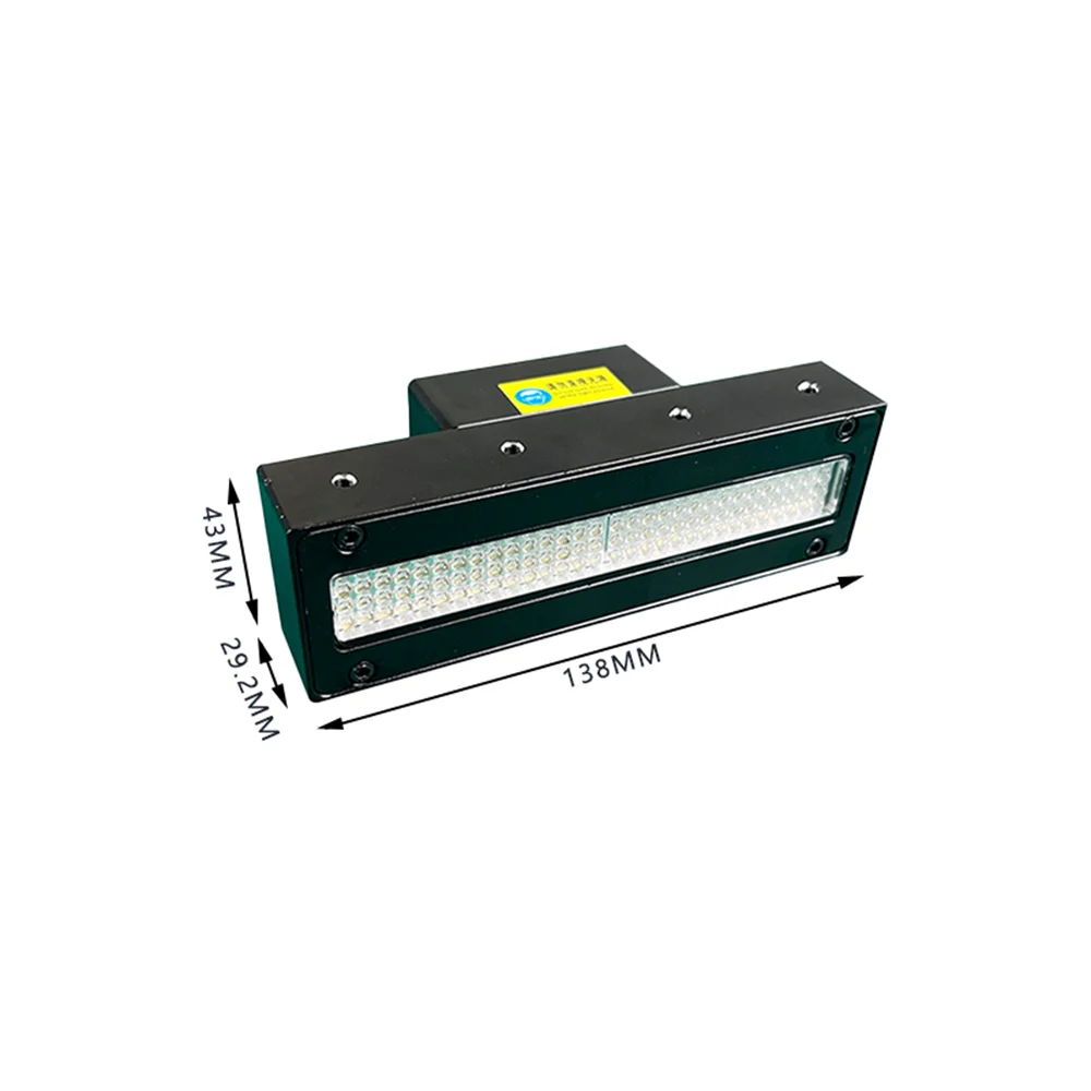 Lámpara de curado de GEL UV TX800/XP600, máquina de curado de doble boquilla LED, luz de curado de impresora plana UV, 395NM