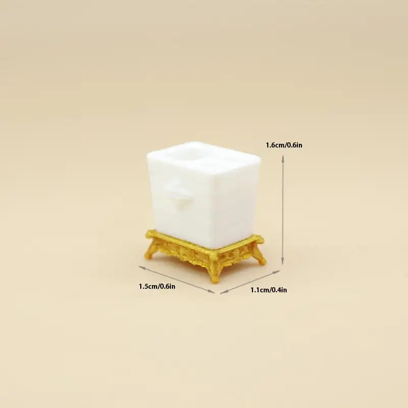 1/3Pcs Nordic Style Lotion Bottle & Soap Dish Mini Toothbrush Holder Model 1:12 Scale Dollhouse Miniature Bathroom Accessory Set