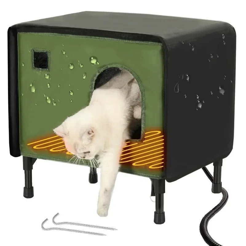 

Cat nest Outdoor heating, insulation, windproof and rainproof delivery room Winter stray cat shelter