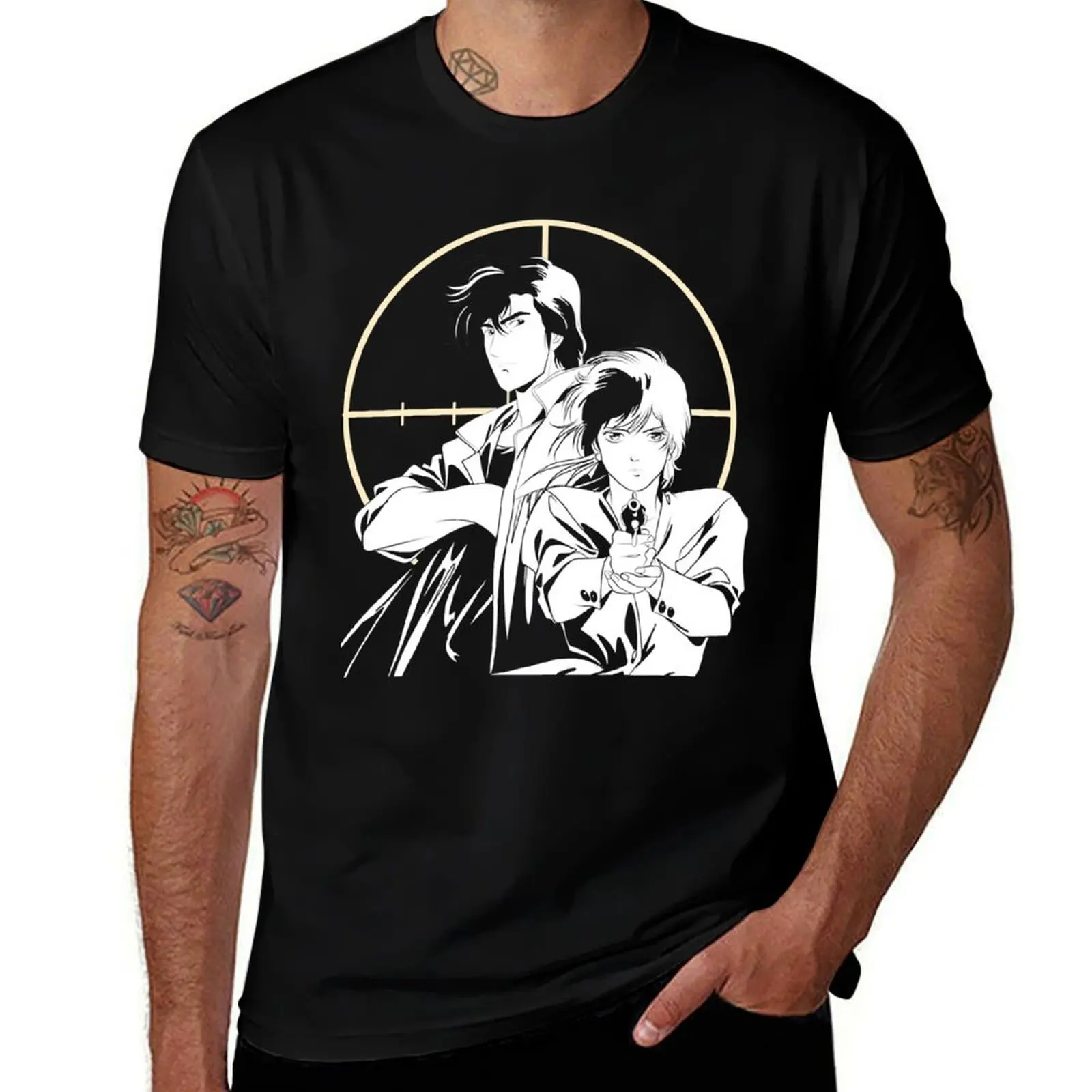 

CITY HUNTER T-Shirt T-Shirt Basic Daily Outfit Short Sleeve Tee