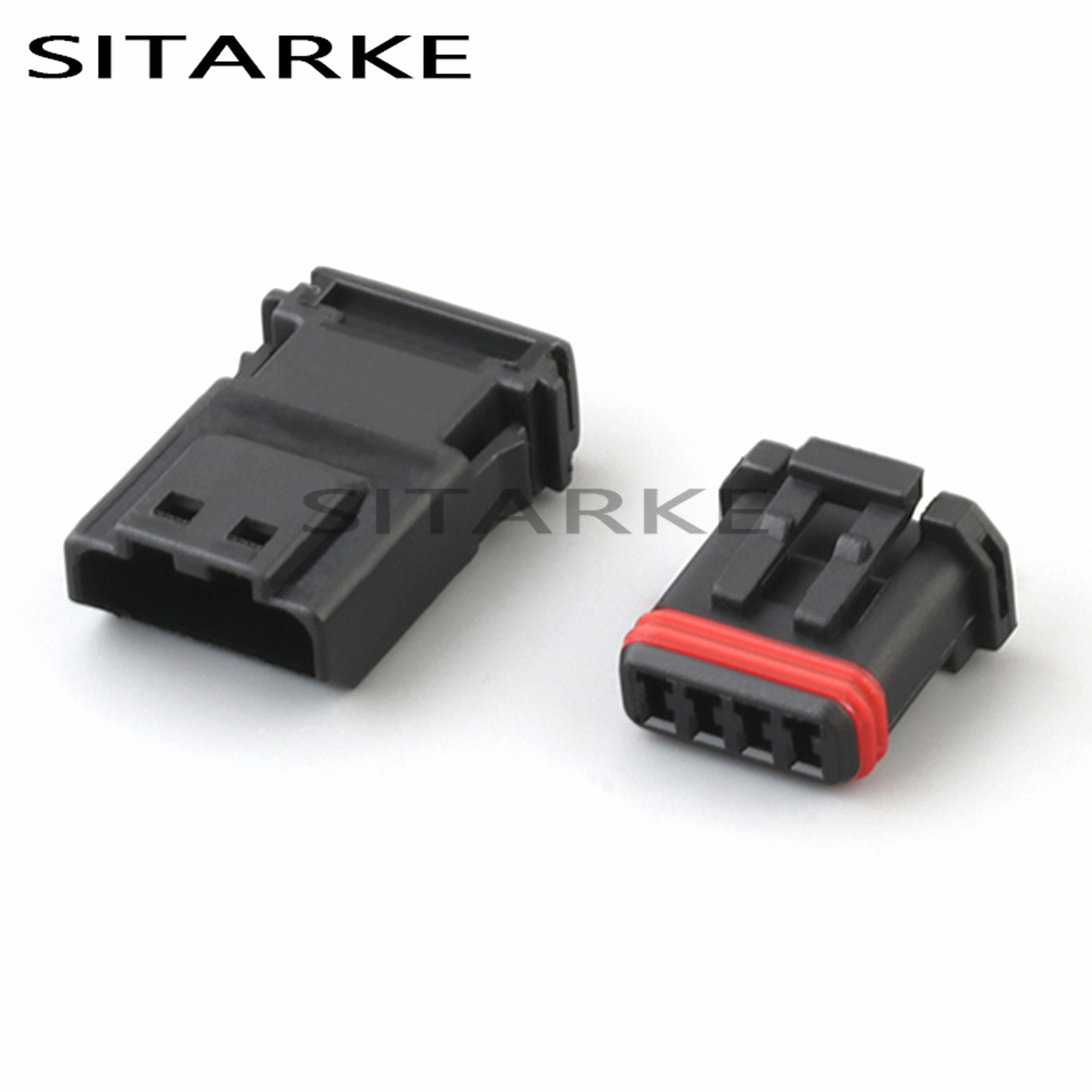 

1 Set 4 Pin Female male Auto Waterproof Cable Connector Car Rearview Mirror Heating Wire Harness Plug MX19004S51 MX19004P51