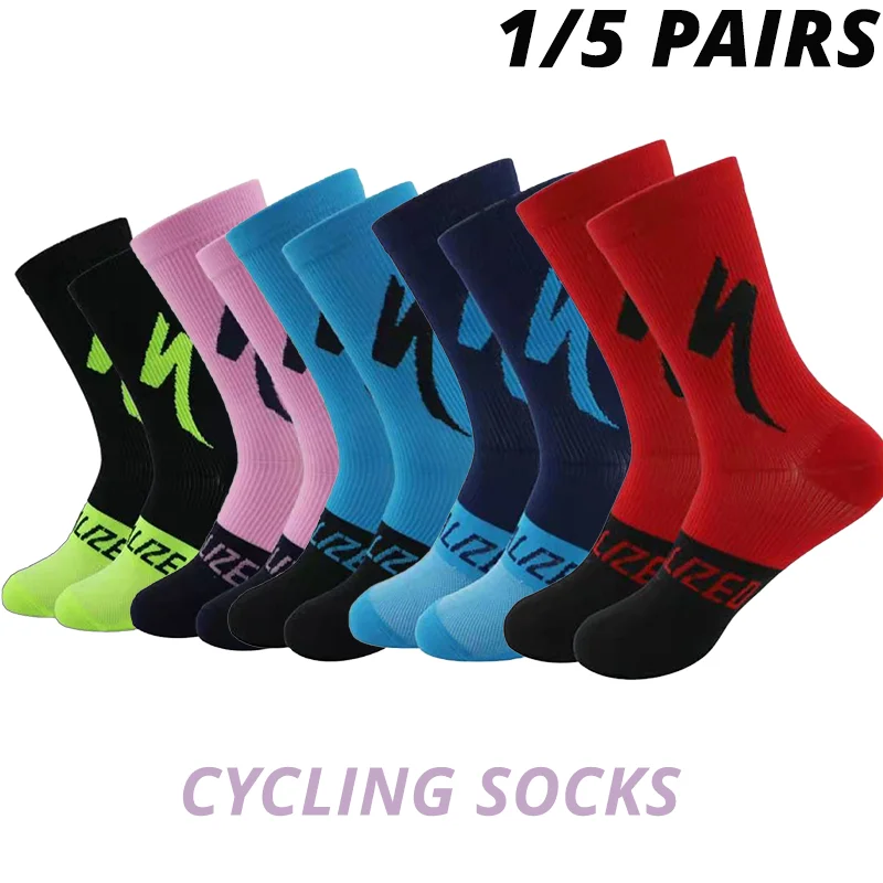 Chaussettes mi-tube confortables pour le cyclisme, les sports de plein air, le basket-ball, les