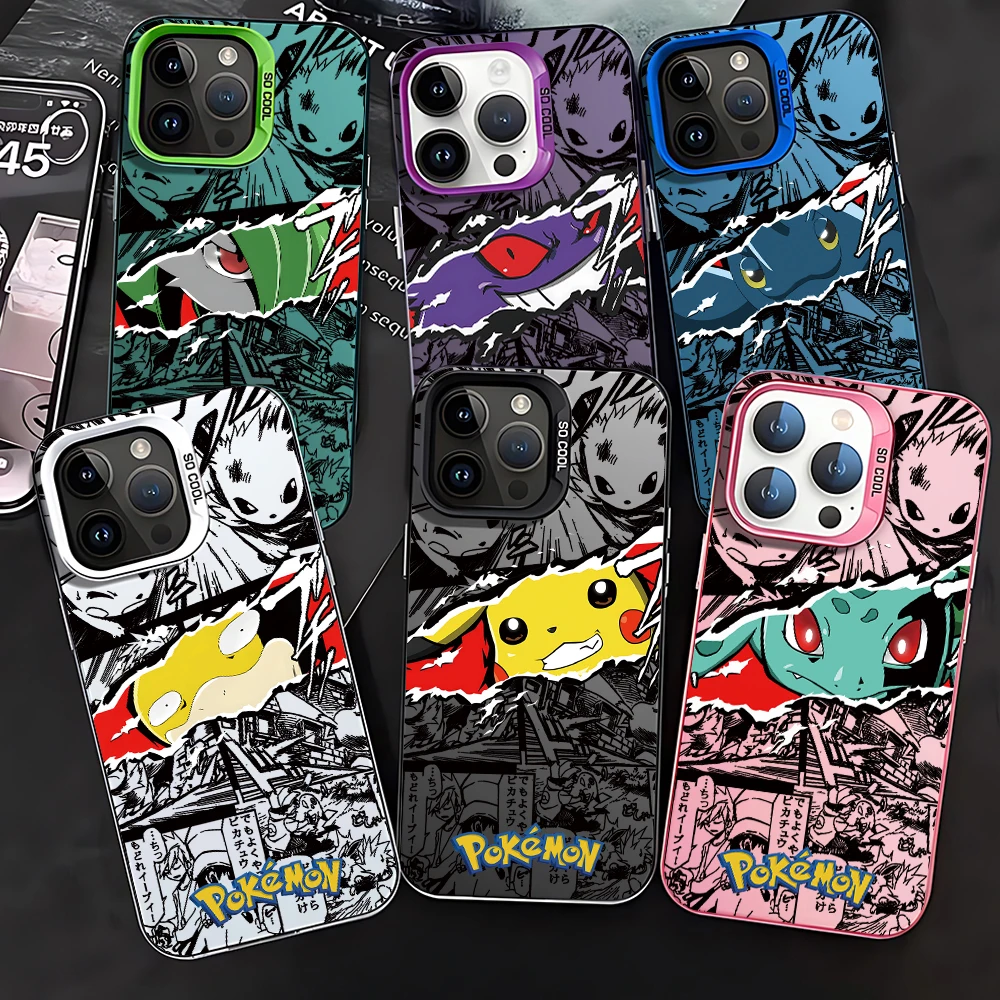 Anime New Pokémons Hot Phone Case for Xiaomi Redmi Note 7 8 9 9S 10 11 12 13 14 15 Pro Plus 4G 5G Anti Fall Matte Back Cover