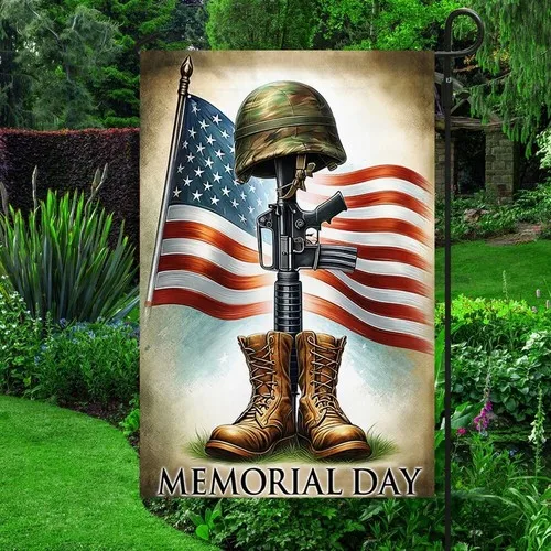 Memorial Day Fallen Soldier Flag Graden Flag XXH LLP LLX uui