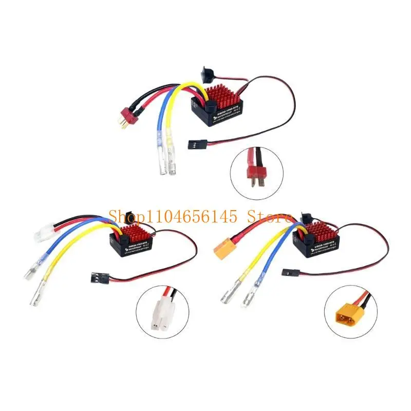 652F Direct Fit 60A ESC For 1/10 Crawlers Water Resistant Design Enhanceds Torques For Mud Rock Tractions