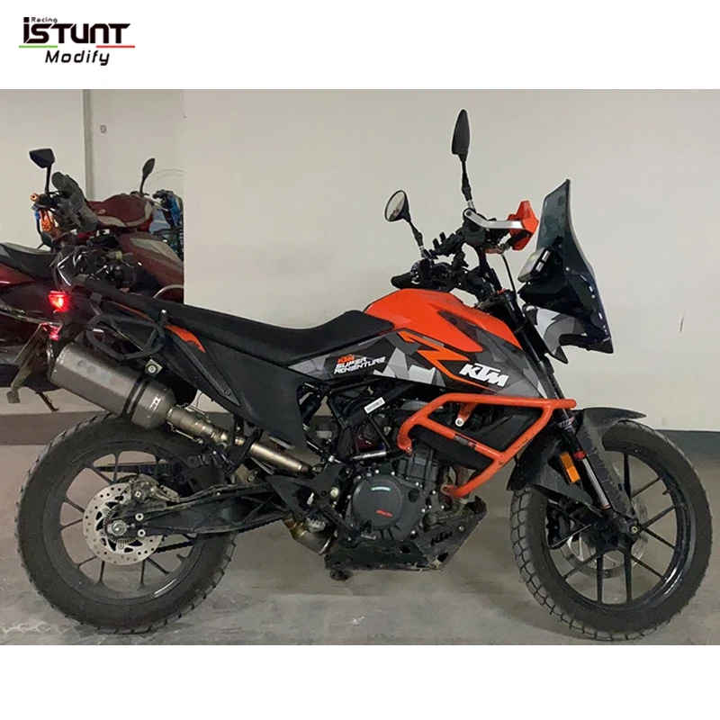 Tubo de Escape antideslizante para motocicleta, Escape de aleación de titanio para Moto DUKE KTM 250 390 Adventure 2020-2022