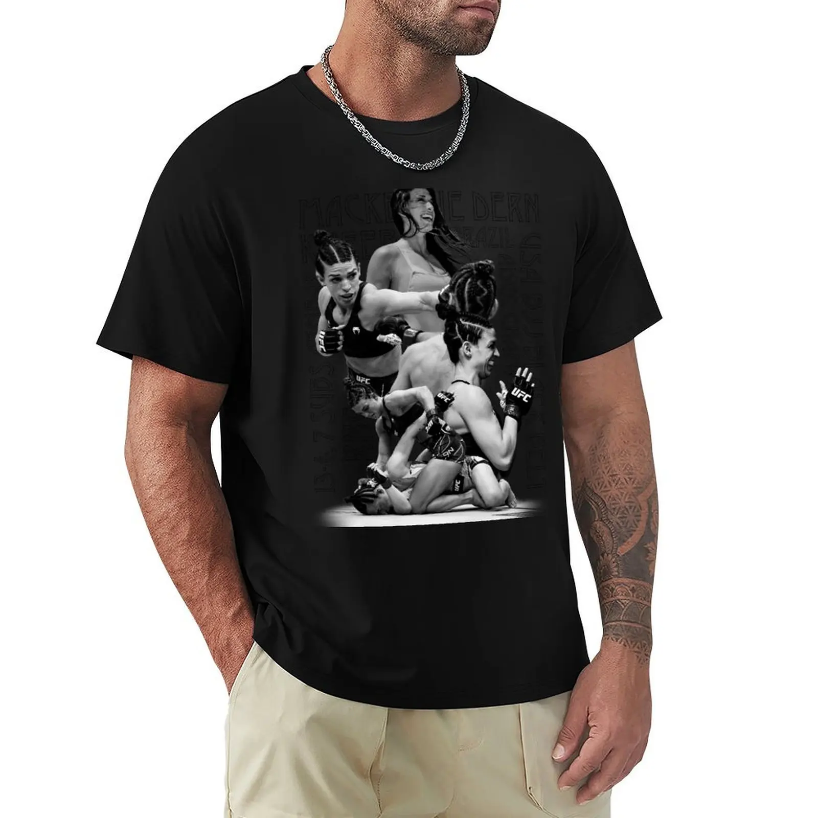 

Mackenzie Dern BJJ T-Shirt Trendy Pattern T-Shirt for Men
