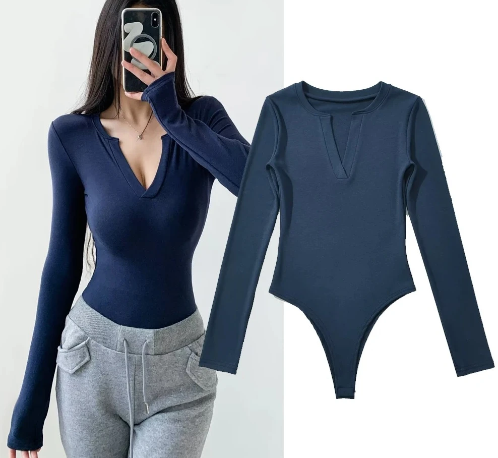 

Sexy Semi-Unbuttoned Long Women's Faionable Versatile High Waist Straight Leg Pants Polyester Fiber