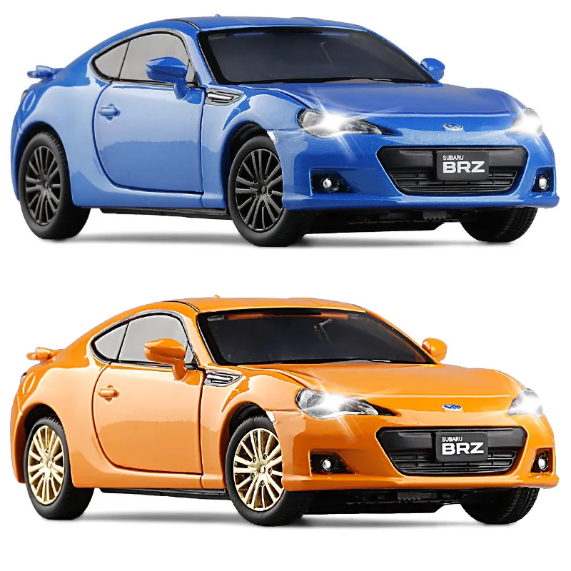 1:32 SUBARU BRZ Car Model Alloy Car Die Cast Toy Car Model Pull Back Children's Toy Collectibles Birthday Gift Free Shipping F12