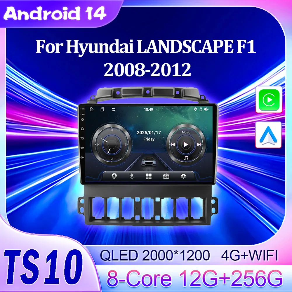 

Автомобильный видеоплеер для HYUNDAI LANDSCAPE F1 2008-2012, автомобильный радиоприемник, мультимедийный плеер, авторадио, GPS, Carplay, Android, авто, сенсорный экран
