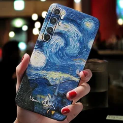 3D Art Oil Painting Phone Case For Xiaomi Mi Note 10 Lite Pro A3 Cases For Fundas Xiaomi Mi A3 A 3 Note10 Lite Pro Color Baseus