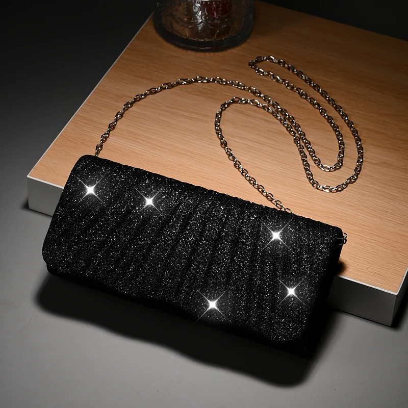 عالية الجودة المرأة محفظة صغيرة فاخرة حقائب زفاف العروس بلينغ بلينغ حقيبة صغيرة حقائب السهرة #3