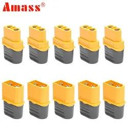 Amass-Connecteurs de balles pour batterie Lipo de importateur de course, quadrirotor RC FPV, compte 30U, compte 60, compte 60H, compte 90, 10 pièces