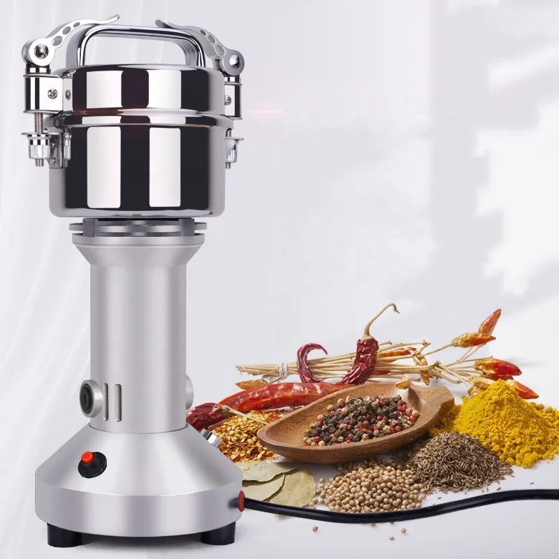 전통 중국 의학 분쇄기 150g 통곡물 분쇄기 가루 기계 가정용 분쇄기 550W