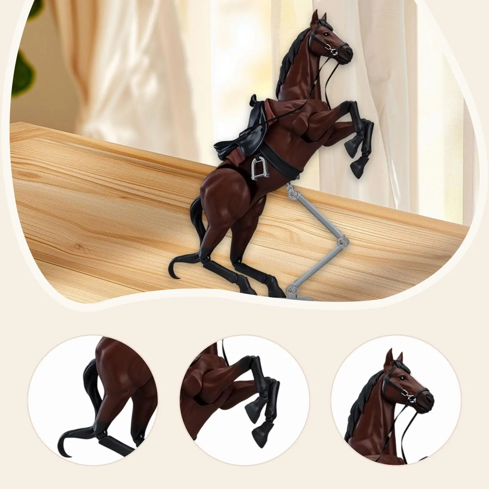 Horse Figure Model Home Decor Collection Horse Figurine Diorama Layout