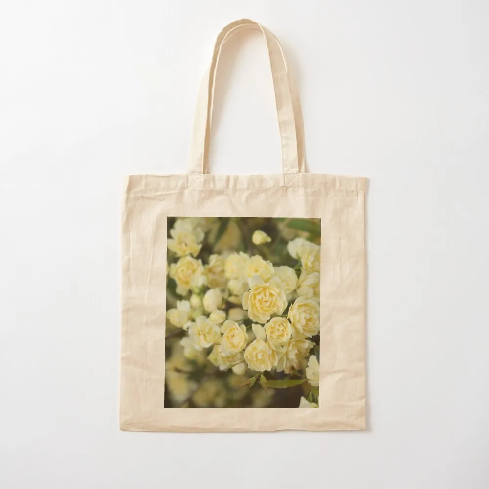 

Small Pastel Yellow Roses Tote Bag hand bag Cloth bag Eco Canvas Tote