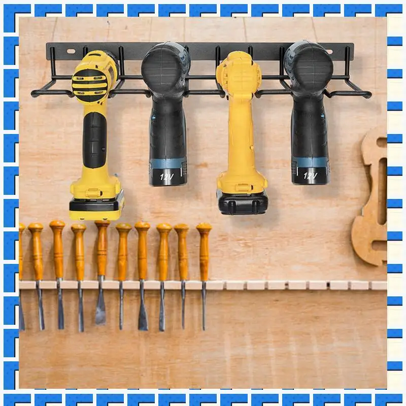 Настенная стойка для хранения инструментов ABNG, стойка для электрической дрели, гаечный ключ, стеллаж для хранения отверток для мастерской